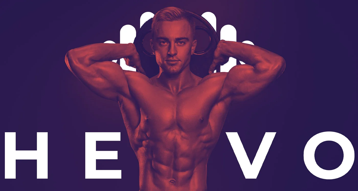 Heavo — Logo design · Personal training