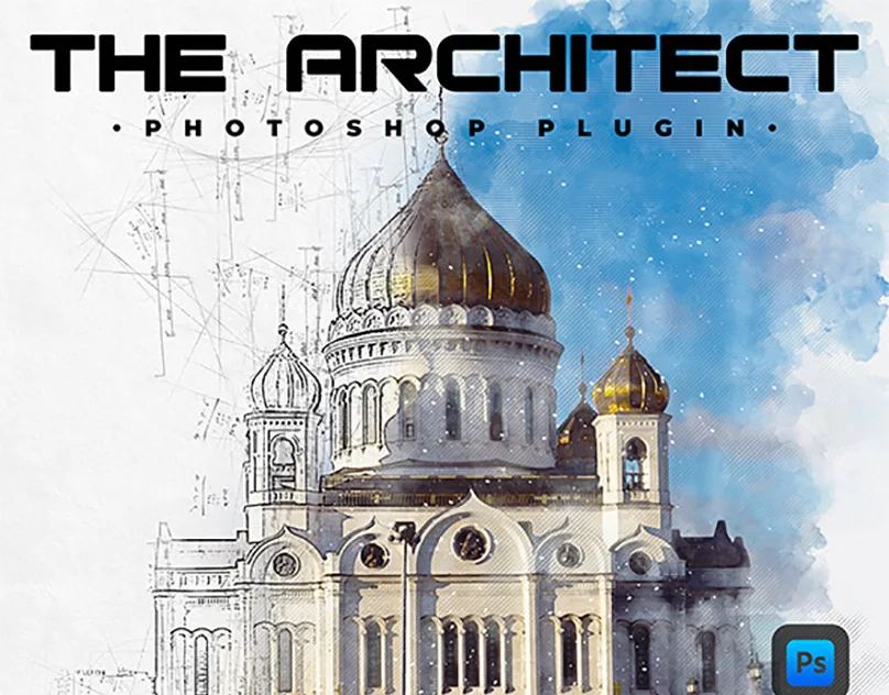 The Architect — Product design · Photoshop plugin