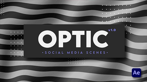 Optic - Social Media Scenes — After Effects · Social content