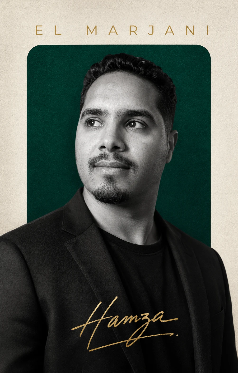 Portrait of Hamza El Marjani, Senior Motion Designer and Graphic Designer
